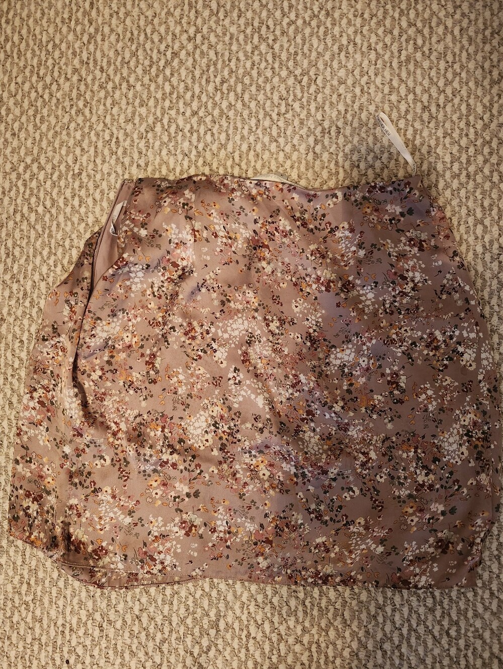 Forever New Dusty Rose Floral Mini Skirt